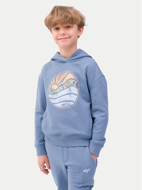 4F 4F Felpa 4FJWSS24TSWSM0935 Blu Regular Fit