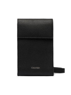 Calvin Klein Calvin Klein Geantă pentru telefon Foil Emboss Phone Crossbody LV04D1275G Negru