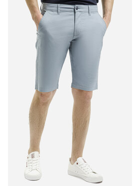 Cross Jeans Cross Jeans Szorty materiałowe A 565-622 Niebieski Chino Fit