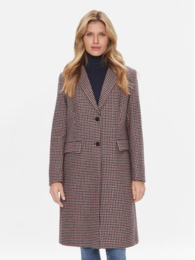 Tommy Hilfiger Tommy Hilfiger Vuneni kaput WW0WW39765 Smeđa Regular Fit