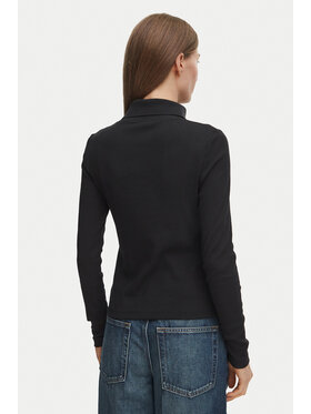 Calvin Klein Jeans Calvin Klein Jeans Bluză Henley LV047H203G Negru Slim Fit