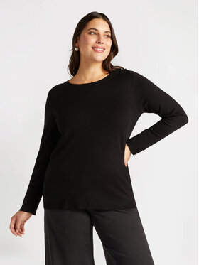 Fiorella Rubino Fiorella Rubino Sweter M409L007770N033 Czarny Regular Fit