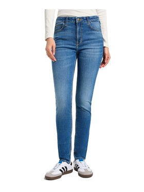 Lee Lee Jeansy 112355545 Niebieski Skinny Fit