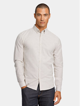 Lindbergh Lindbergh Košile 30-203174 Béžová Slim Fit