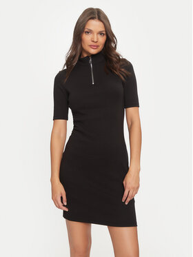 HUGO Hugo Ikdienas kleita Nasiia 50520086 Melns Slim Fit