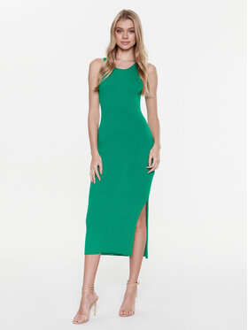 Fracomina Fracomina Úpletové šaty FJ23SD5002K41401 Zelená Regular Fit