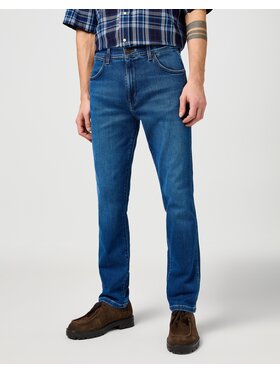 Wrangler Wrangler Jeansy Larston Niebieski Slim Leg