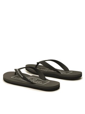 Tommy Hilfiger Japonke Rubber Hilfiger Beach Sandal FM0FM04468 Črna