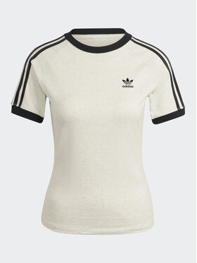 Adidas Majica 3-Stripes IR8104 Bela Slim Fit