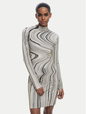 Desigual Desigual Rochie de zi Chiara 25WWVK35 Bej Slim Fit