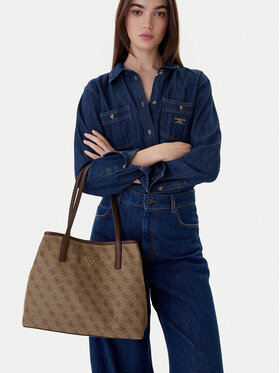Guess Guess Torebka Victtoria HWESG9 51428 Brązowy