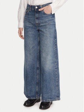 Tommy Hilfiger Tommy Hilfiger Farmer WW0WW46731 Kék Wide Leg