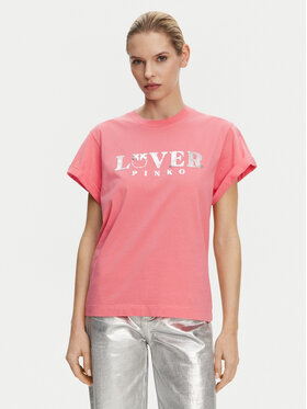 PINKO PINKO T-Shirt 104605 A2D1 N55 Růžová Regular Fit