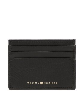 Tommy Hilfiger Tommy Hilfiger Etui na karty kredytowe Th Premium Leather Cc Holder AM0AM10987 Czarny