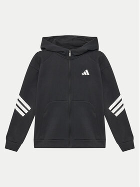adidas adidas Pulóver Future Icons 3-Stripes JJ4801 Fekete Regular Fit