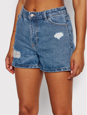 ONLY ONLY Τζιν σορτσάκια Jagger 15245695 Μπλε Mom Fit