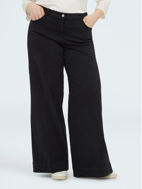 Fiorella Rubino Fiorella Rubino Spodnie materiałowe P709T005162N033 Czarny Regular Fit