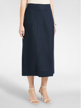 Elena Mirò Elena Mirò Spódnica midi 1065P000089N034 Niebieski A-Line Fit