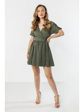 Awama Awama Sukienka letnia A769 Khaki