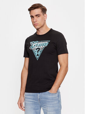 Guess Guess Футболка M4RI06 I3Z14 Чорний Regular Fit