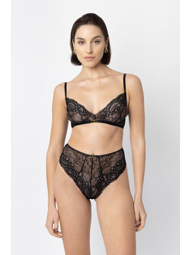 White Rvbbit White Rvbbit Figi brazylijskie z wysokim stanem Black Rose Czarny