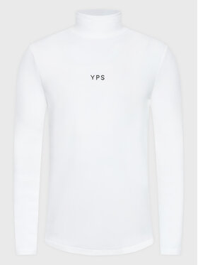 Young Poets Society Young Poets Society Пуловер Keny Logo 107674 Бял Regular Fit