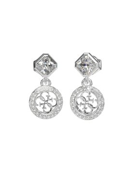 Guess Guess Kolczyki JUBE04154JW-RH Srebrny