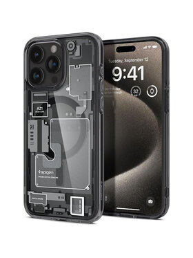Spigen Spigen Etui na telefon Ultra Hybrid Mag MagSafe Czarny