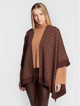 MICHAEL Michael Kors MICHAEL Michael Kors Poncho MF260HL46G Marrone Relaxed Fit