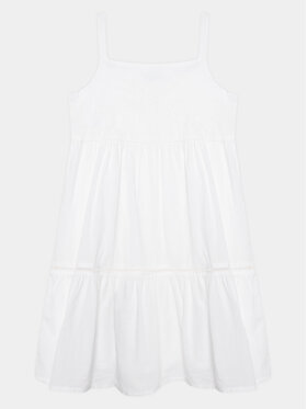 United Colors Of Benetton United Colors Of Benetton Vestito da giorno 4JO1GV00V Bianco Regular Fit