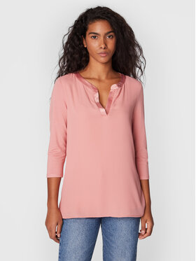 Comma Comma Bluza 2119995 Roza Regular Fit
