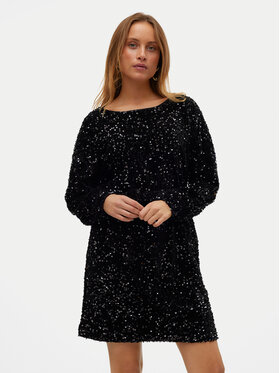 Vero Moda Vero Moda Sukienka koktajlowa Bella 10317046 Czarny Regular Fit