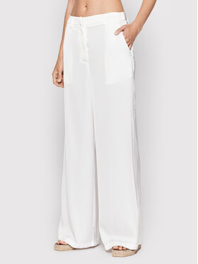 Glamorous Glamorous Текстилни панталони GS0129A Бял Regular Fit