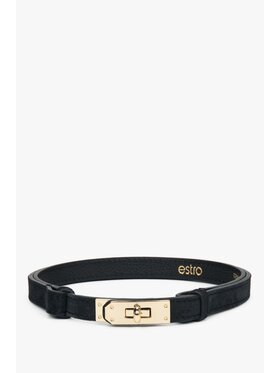 Estro Estro Ζώνη Γυναικεία ER00118658 Μαύρο