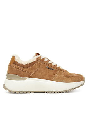 Pepe Jeans Pepe Jeans Sneakersy Kimi Block W PLS600022 Hnědá