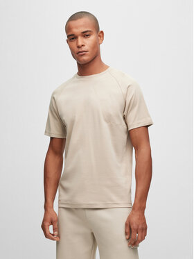Boss Boss T-Shirt Thilix 50494374 Beżowy Regular Fit