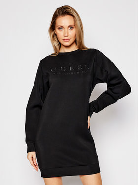Guess Guess Robe en tricot W1RK00 K7UW2 Noir Relaxed Fit