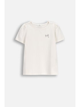 Coccodrillo Coccodrillo T-Shirt WC6143202EJG-003 Kremowy Regular Fit