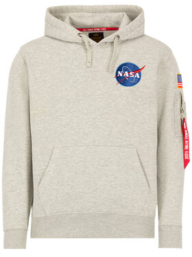 Alpha Industries Alpha Industries Bluză Space Shuttle 178317 Gri Regular Fit