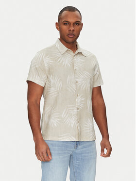 Guess Guess Koszula M5GH68 WH3A0 Beżowy Regular Fit