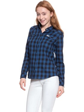 Wrangler Wrangler Camicia LS WESTERN SHIRT Blu Regular Fit