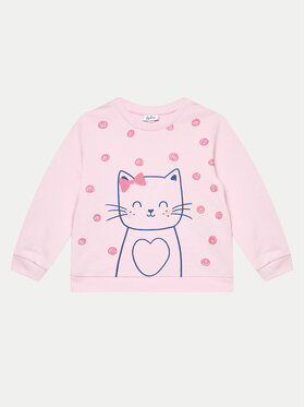 OVS OVS Суитшърт 2094816 Розов Regular Fit