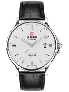 Le Temps Le Temps Zegarek LT1067.03BL01 Czarny