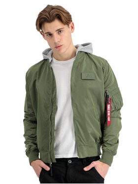 Alpha Industries Alpha Industries Kurtka bomber AI.106103-01-L Zielony Regular Fit