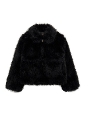 Guess Guess Kožušina J5BL02 WHH10 Čierna Regular Fit