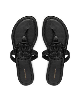 Tory Burch Tory Burch Šlepetės per pirštą Miller 161424 Juoda