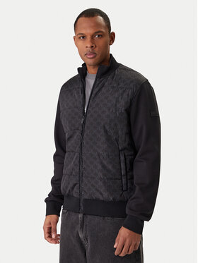 KARL LAGERFELD KARL LAGERFELD Geacă bomber 505061 561527 Negru Regular Fit