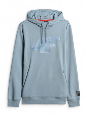 4F 4F Bluza COMMERCIAL 3 Niebieski jasny Regular Fit