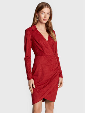 Marciano Guess Marciano Guess Коктейлна рокля 2BGK54 9688Z Червен Regular Fit