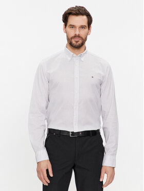 Tommy Hilfiger Tommy Hilfiger Cămașă MW0MW33762 Alb Regular Fit